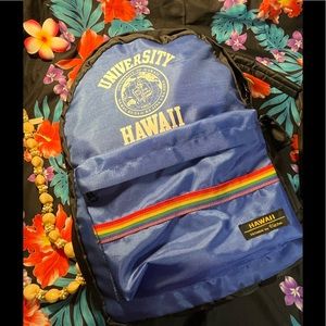 ✨ 🌈 Vintage “University of Hawaii” campus backpack. Fair